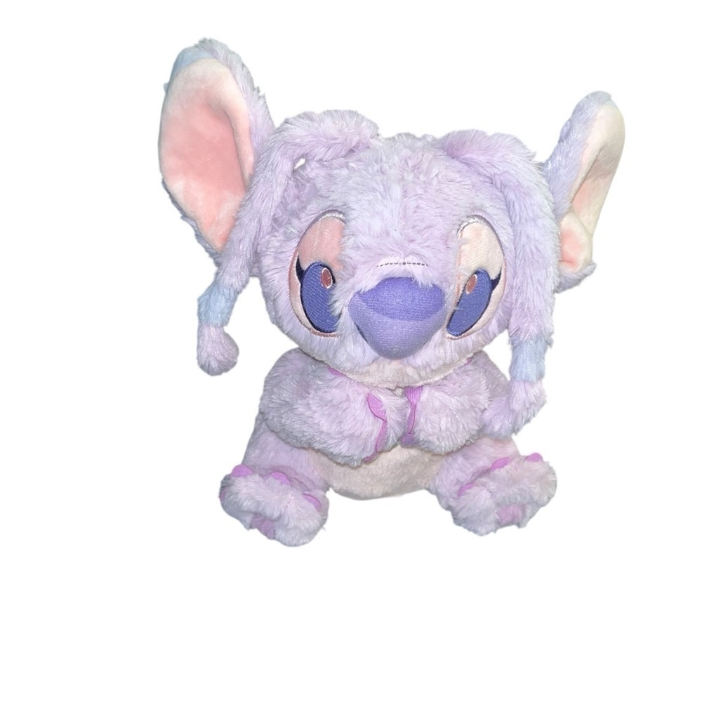 Disney purple angel baby LILO stitch soft plush sitting